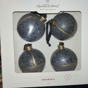 Hearth and Hand 4 piece Christmas Ornaments